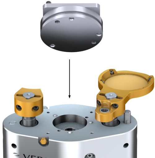 Maintien du plot de travail par brides